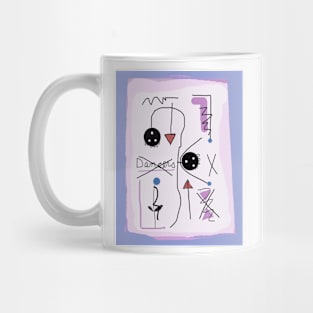 Kids and Dancers Stick Figure Mug